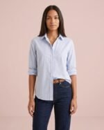 Camisa de rayas celeste